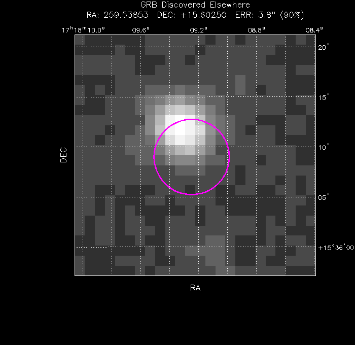 Image of the UVOT image