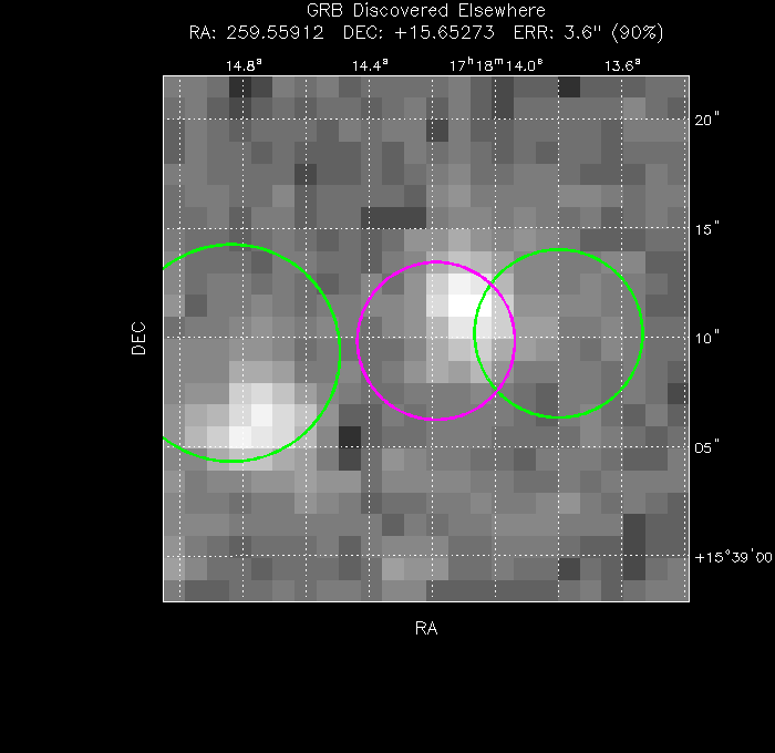 Image of the UVOT image