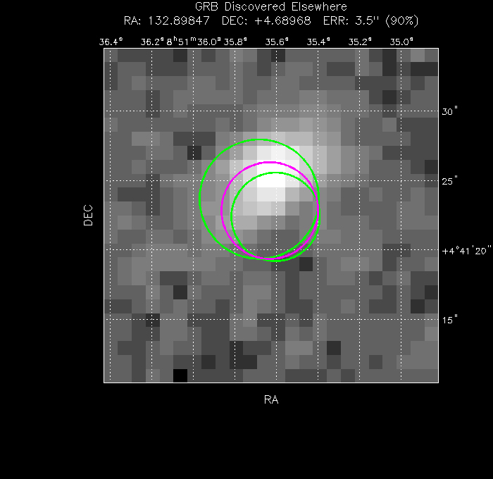 Image of the UVOT image