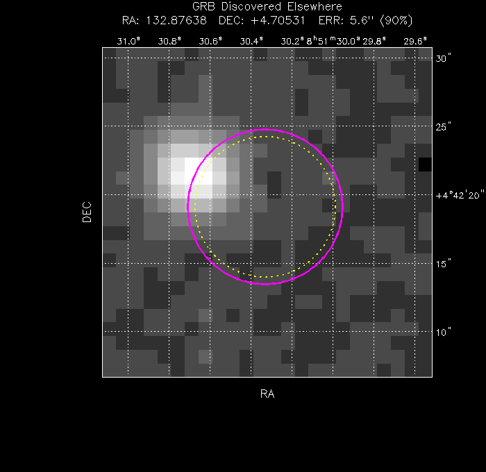 Image of the UVOT image