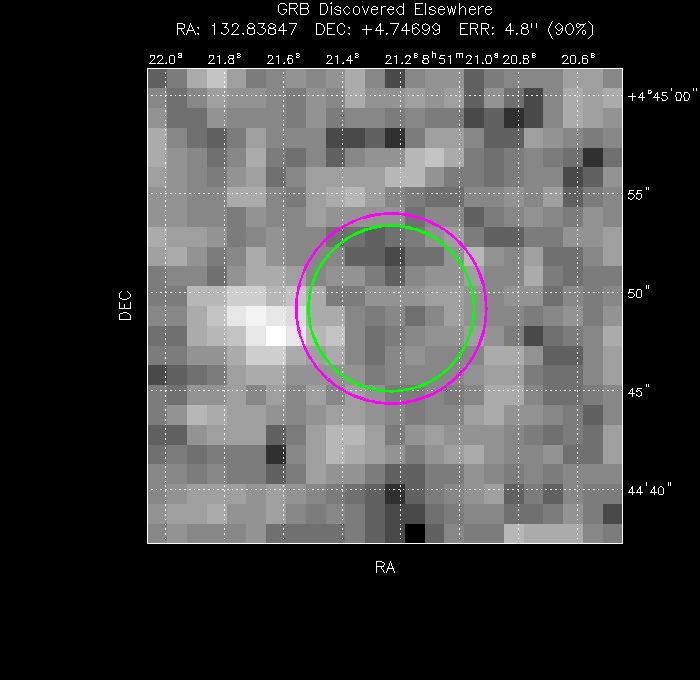 Image of the UVOT image