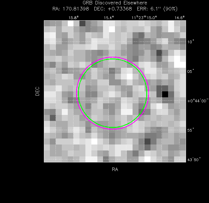 Image of the UVOT image