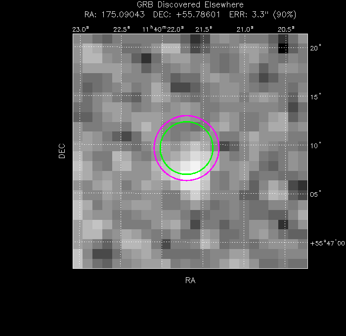 Image of the UVOT image