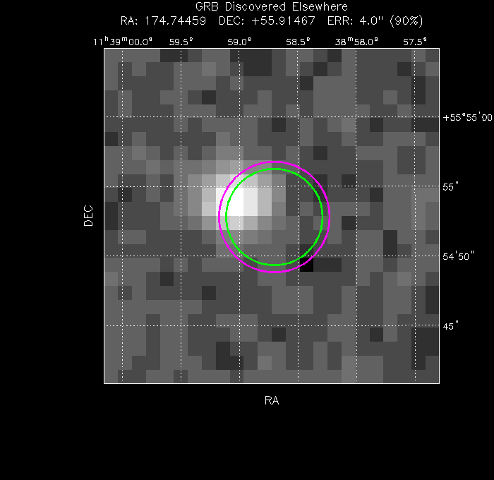 Image of the UVOT image