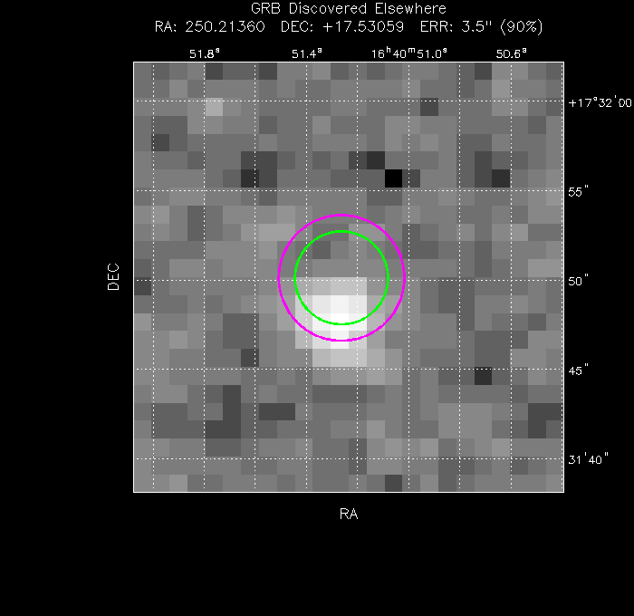 Image of the UVOT image