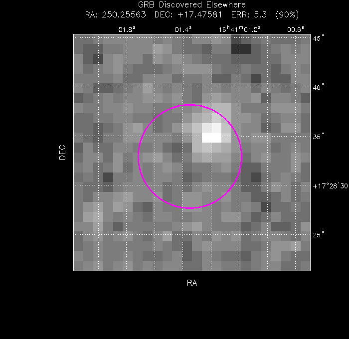 Image of the UVOT image