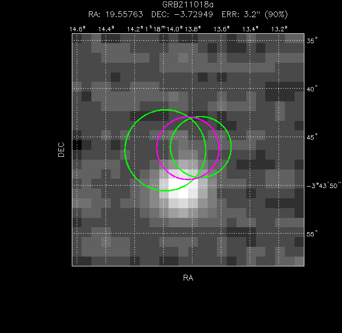 Image of the UVOT image