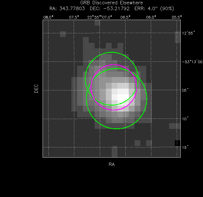 Image of the UVOT image