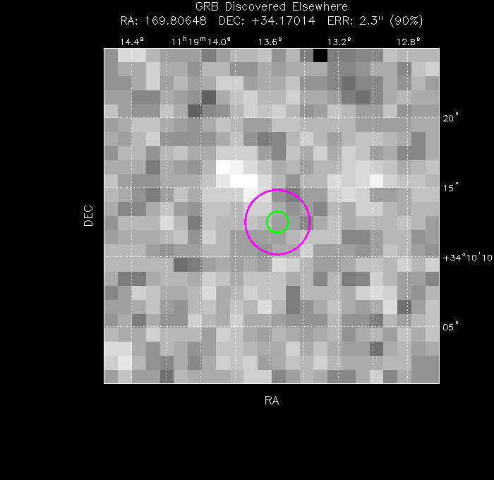 Image of the UVOT image