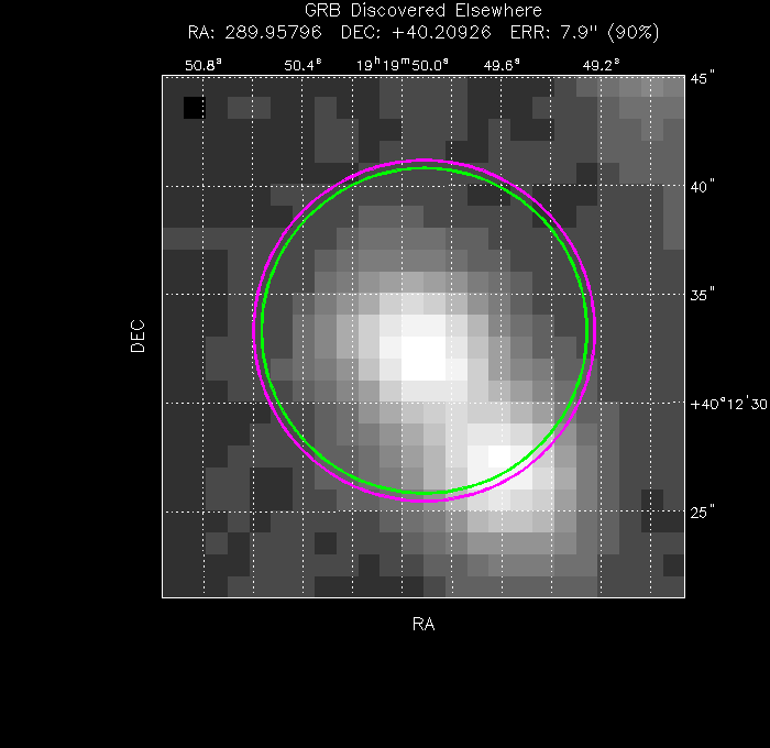 Image of the UVOT image