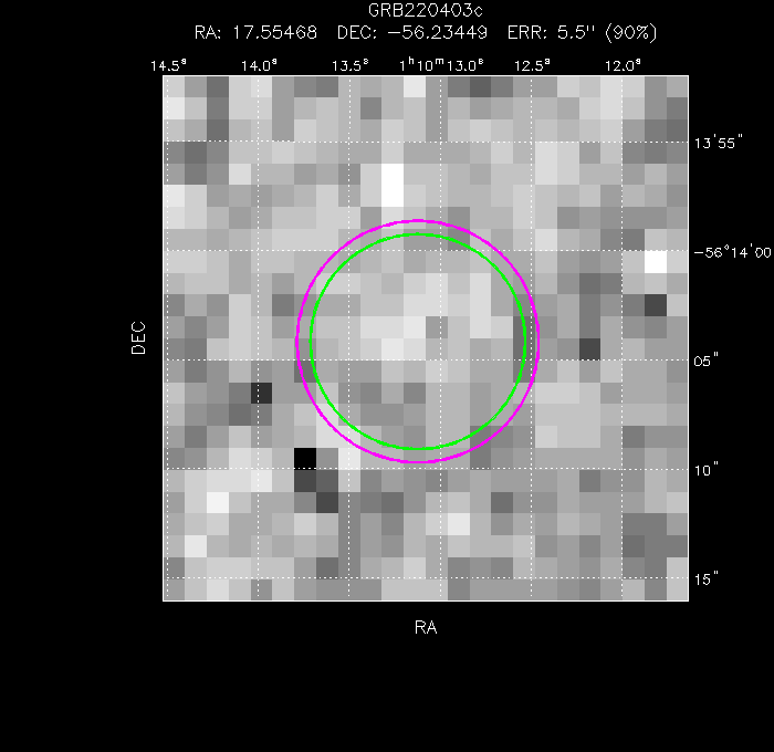 Image of the UVOT image