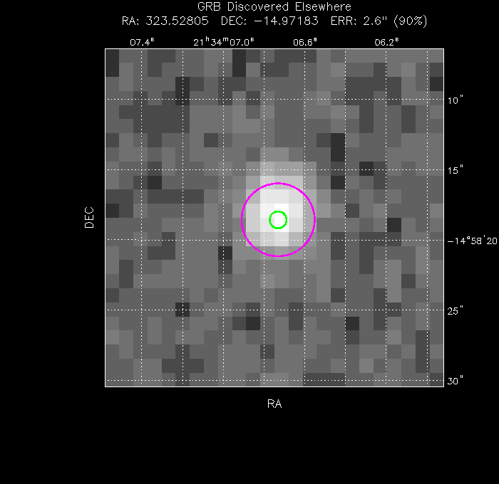 Image of the UVOT image