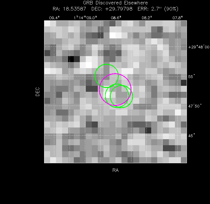 Image of the UVOT image