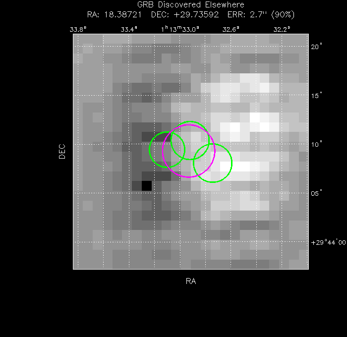 Image of the UVOT image