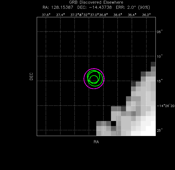Image of the UVOT image