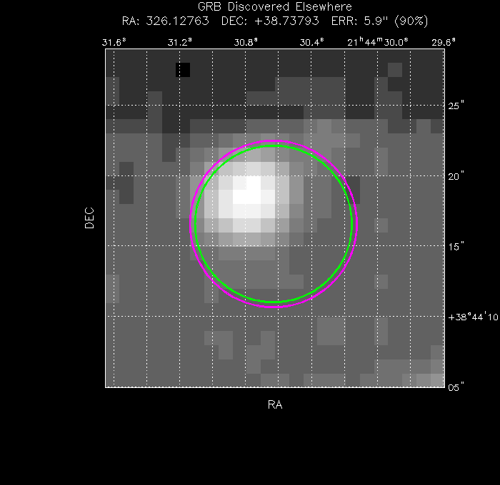 Image of the UVOT image