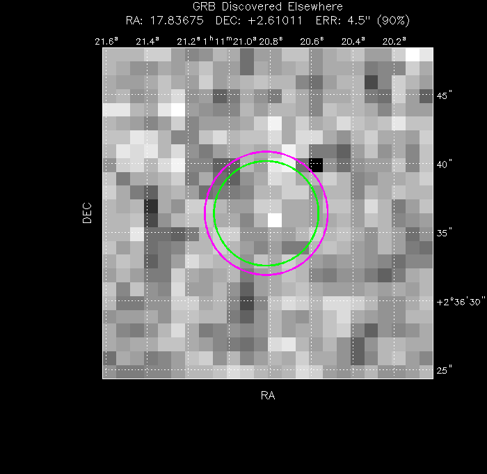 Image of the UVOT image