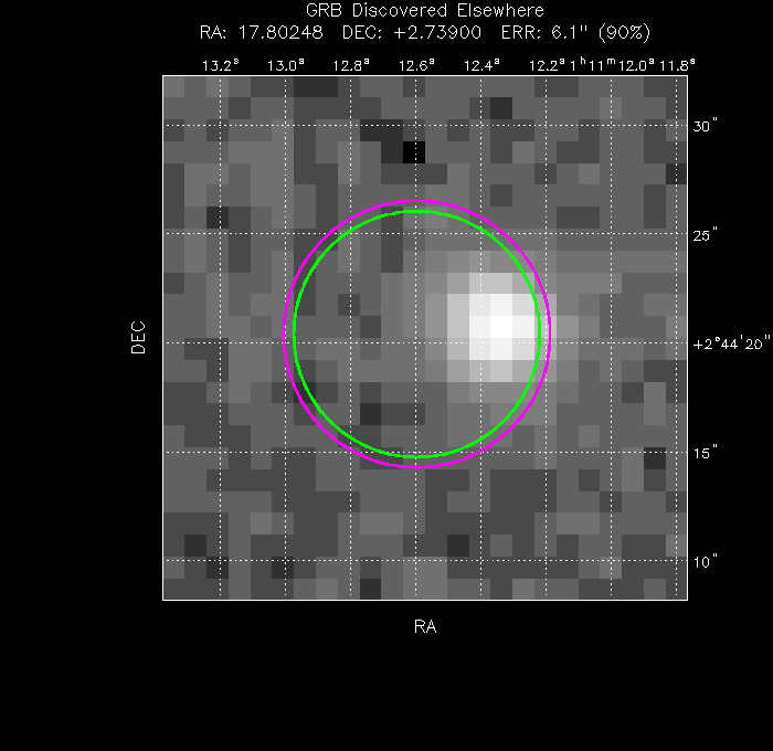 Image of the UVOT image