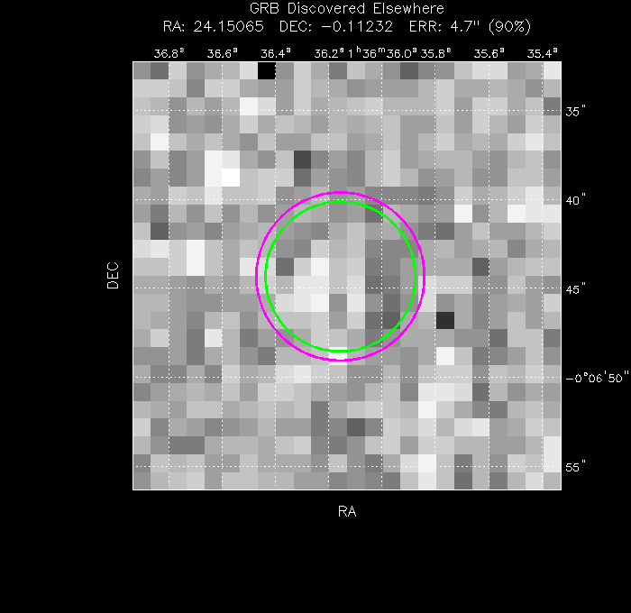 Image of the UVOT image