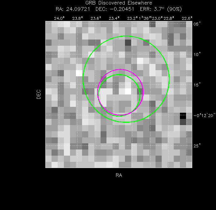 Image of the UVOT image