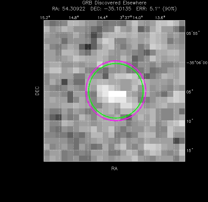 Image of the UVOT image