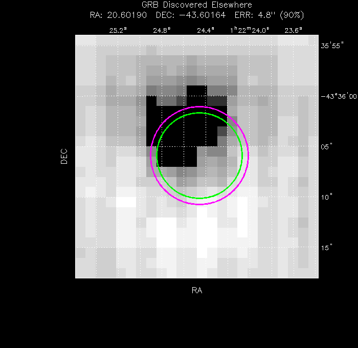 Image of the UVOT image