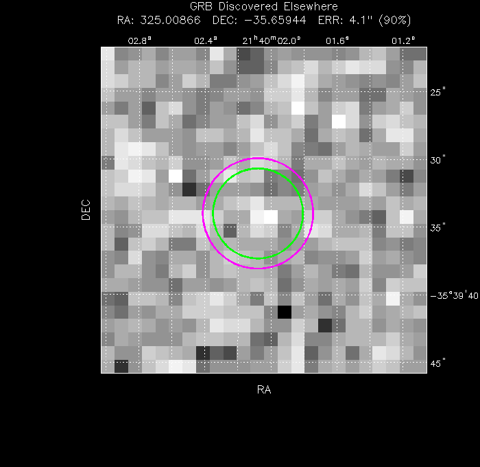 Image of the UVOT image