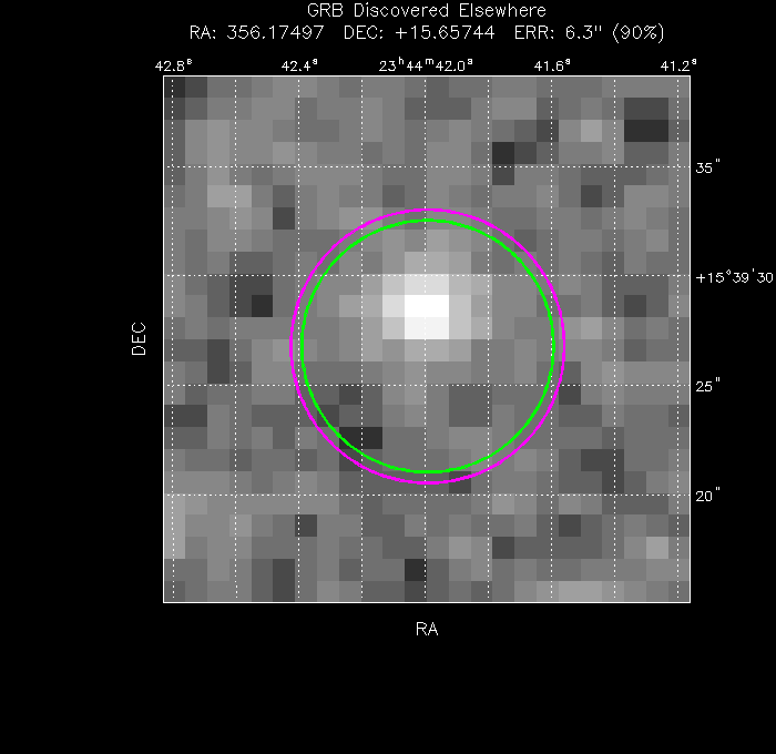 Image of the UVOT image