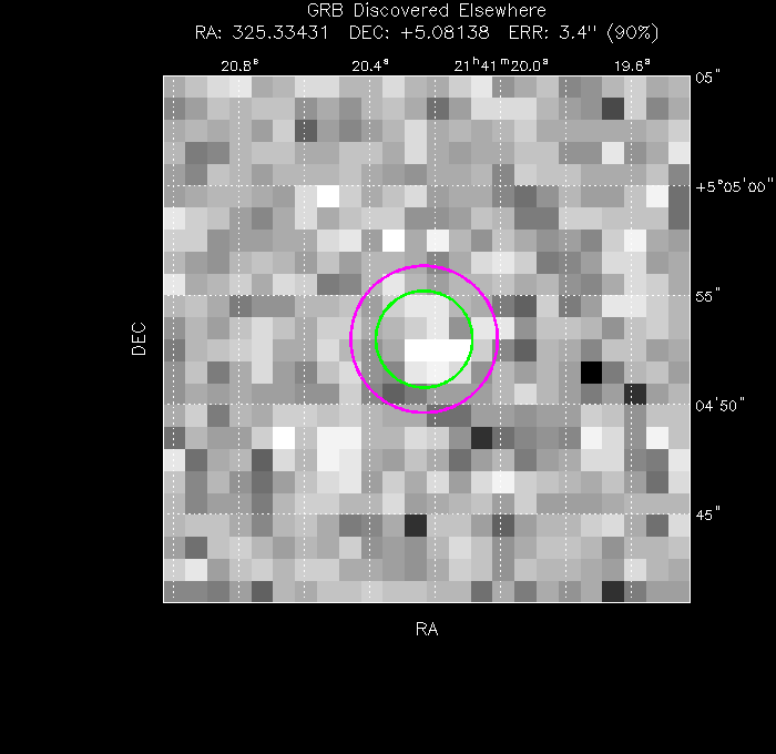 Image of the UVOT image