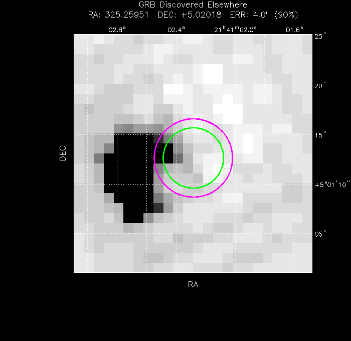 Image of the UVOT image