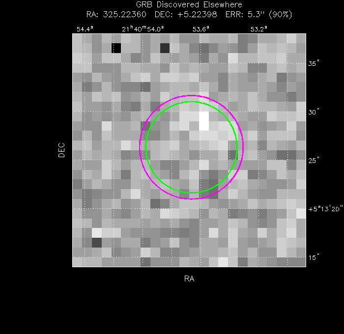 Image of the UVOT image