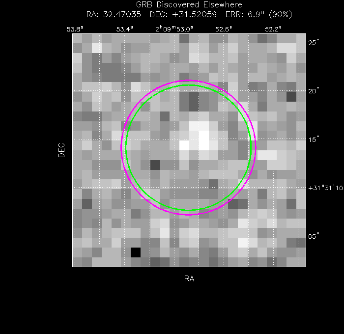 Image of the UVOT image
