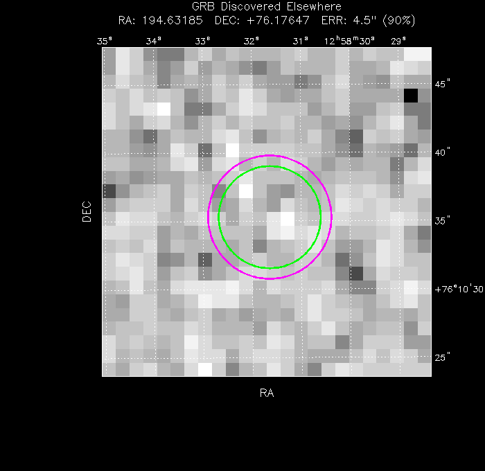 Image of the UVOT image