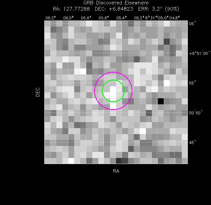 Image of the UVOT image