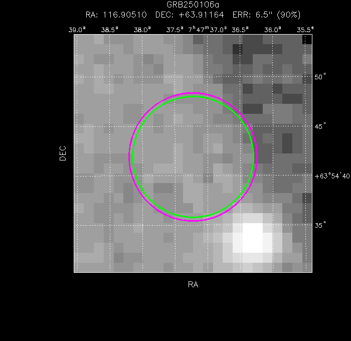 Image of the UVOT image