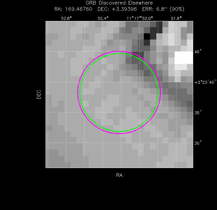 Image of the UVOT image