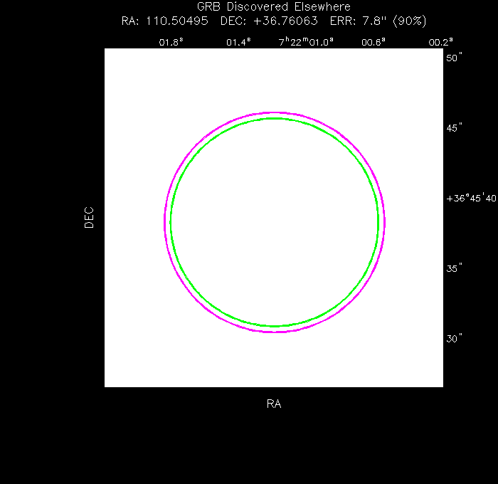Image of the UVOT image