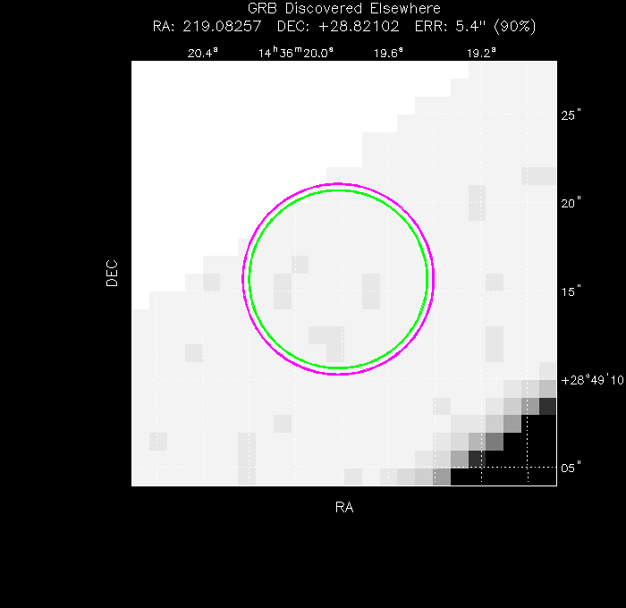 Image of the UVOT image