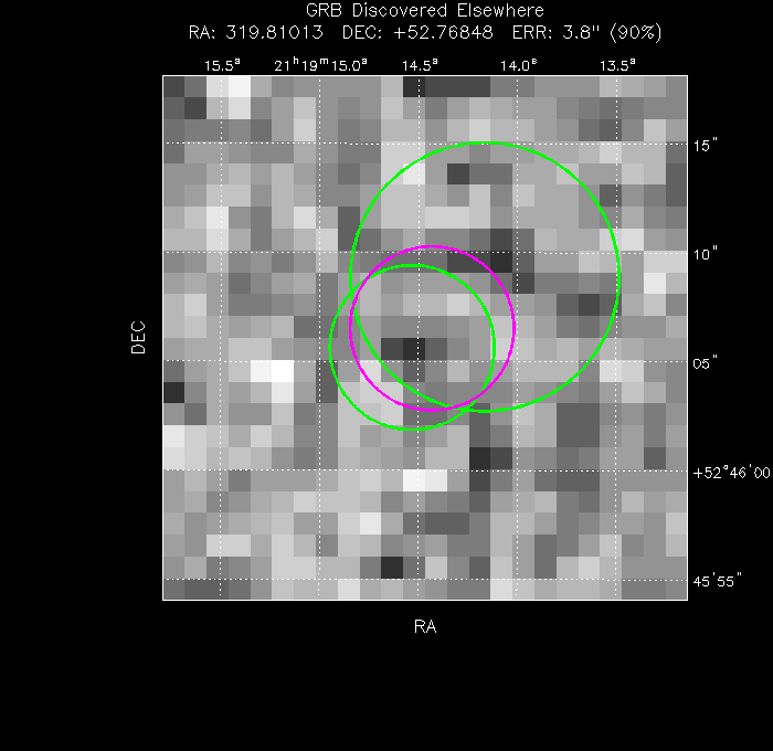 Image of the UVOT image