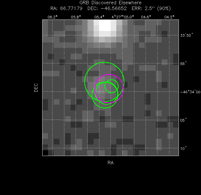 Image of the UVOT image