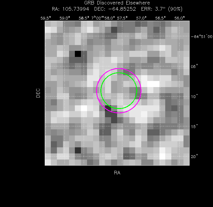 Image of the UVOT image