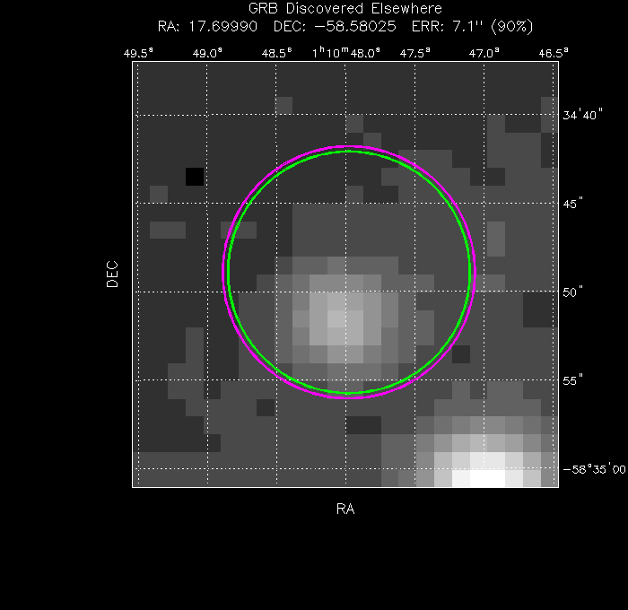 Image of the UVOT image