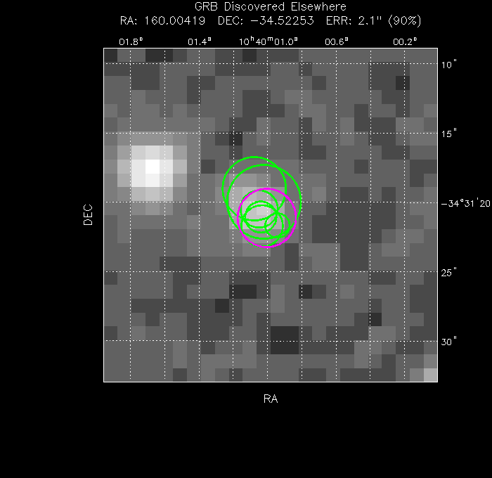 Image of the UVOT image