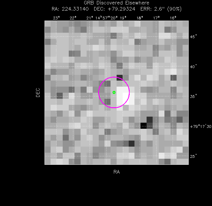 Image of the UVOT image