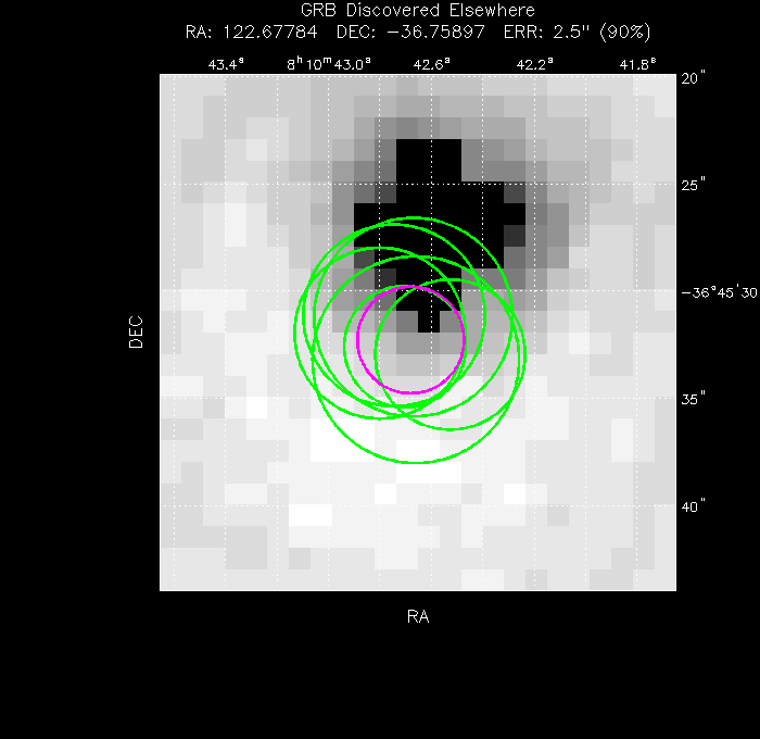 Image of the UVOT image