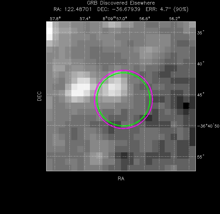 Image of the UVOT image