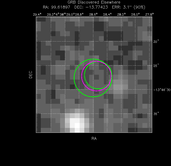 Image of the UVOT image