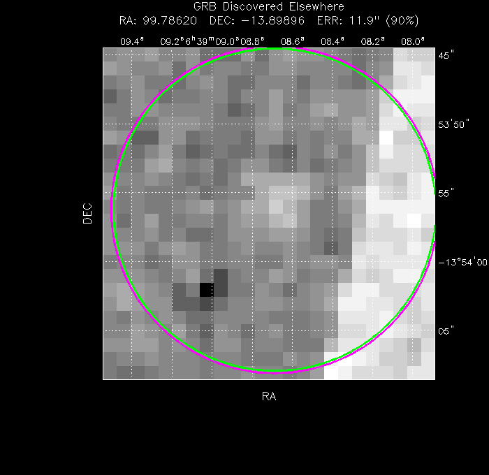 Image of the UVOT image