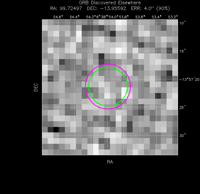 Image of the UVOT image