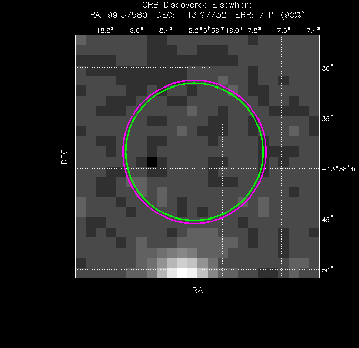 Image of the UVOT image